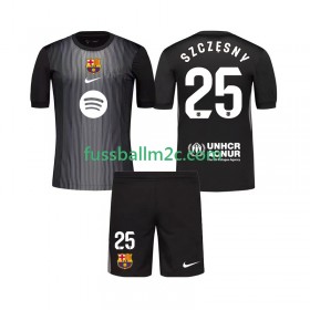 Fußballtrikots FC Barcelona Szczesny 25 Torwart Kinder Ausweich Trikotsatz 2025-2026